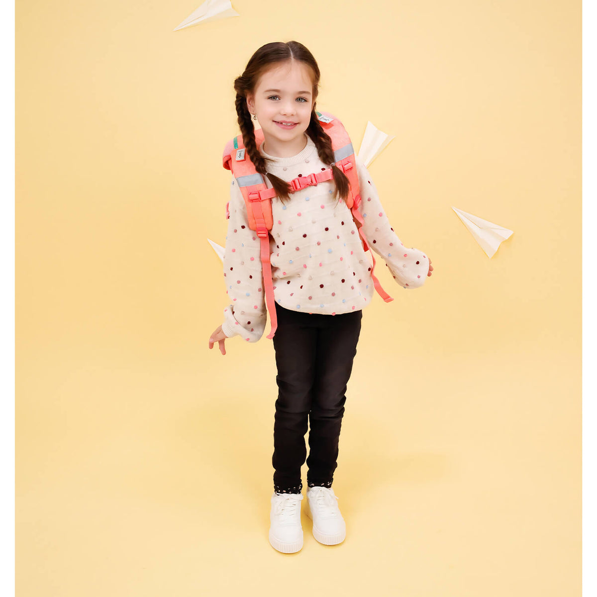 Ergonomic School Bag Set for Girls – Belmil Classy Cute Doe (4 pcs)