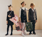 Choosing the right school bag for our child - an ergonomic backpack designed for comfort and safety with adjustable straps and durable material.