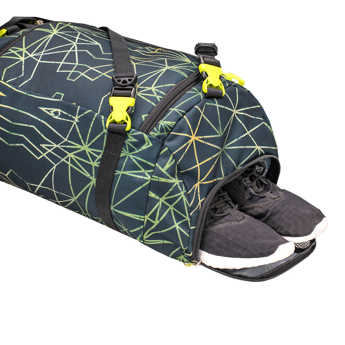 Wave Stripes Green Sporttasche