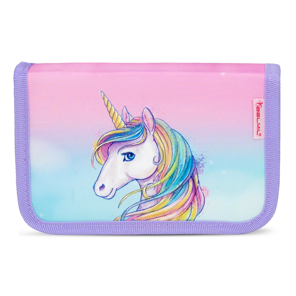 Ergonomic School Bag Set for Girls – Belmil Classy Heart of the Rainbow (4 pcs)