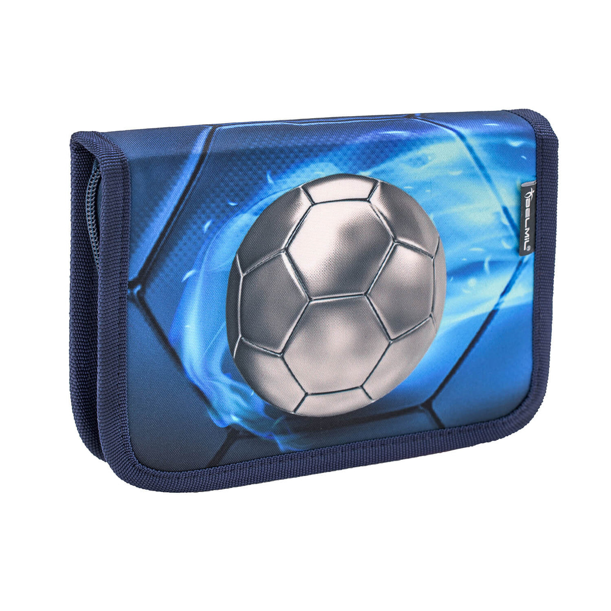 Ergonomic School Bag Set for Boys– Belmil Classy Football 4 (4 pcs) with adjustable and removable straps for a perfect fit.