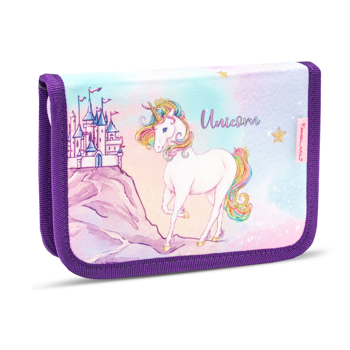 Unfilled pencil case - Rainbow Unicorn Magic