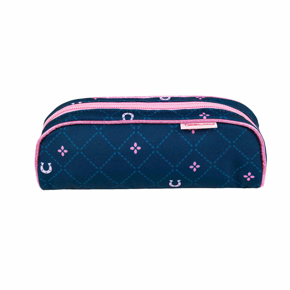 Pencil Pouch: Compact and stylish with horseshoe print, ideal for everyday writing essentials.