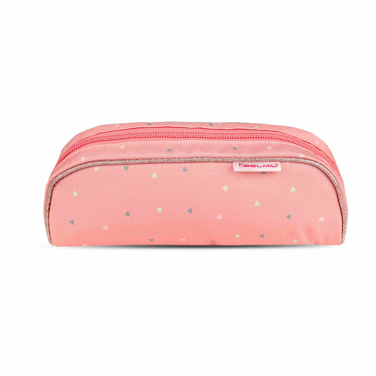 One of the interchangeable patches from the Belmil Smarty Minimal Triangels Ergonomic School Bag Set – 5-Piece Set with 9 Interchangeable Patches and Hip Belt, enhancing kids’ creativity.
