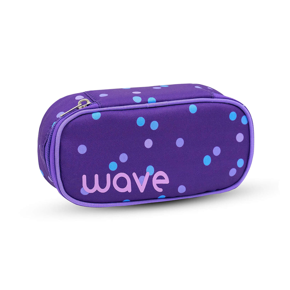Wave Purple Dots Pencil pouch