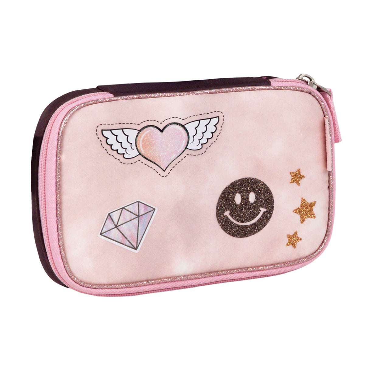 Premium quality Smarty Plus Glam Schoolbag set 5 pcs - Belmil school bag set designed for girls.