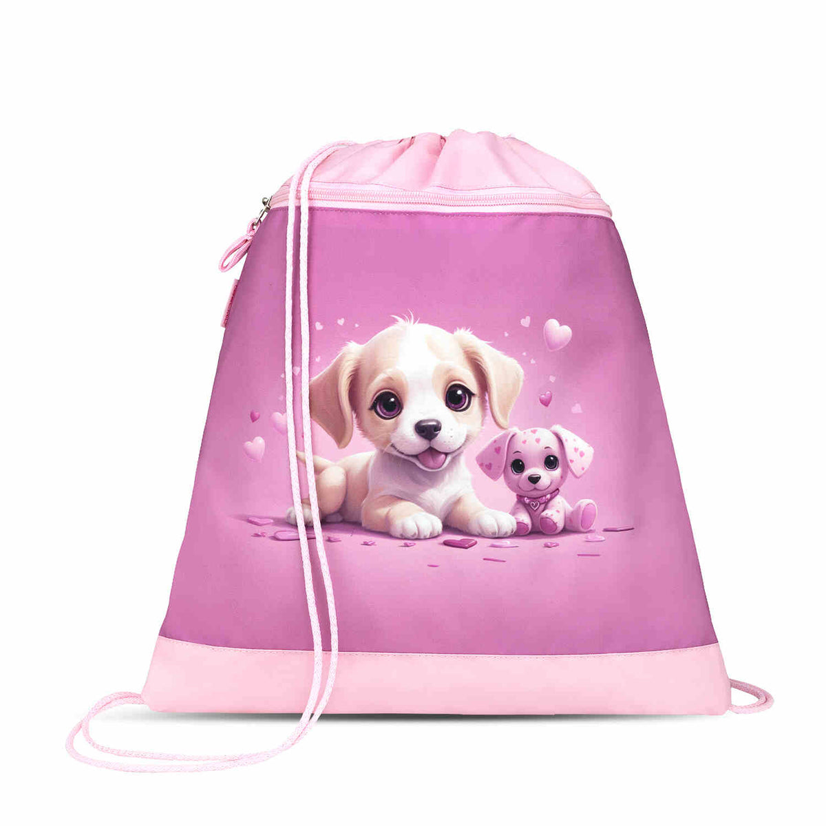 Overview of The Ergonomic School Bag Set for Girls – Belmil Classy Little Puppies (5 pcs) with all included accessories, perfect for adventure-loving first graders.
