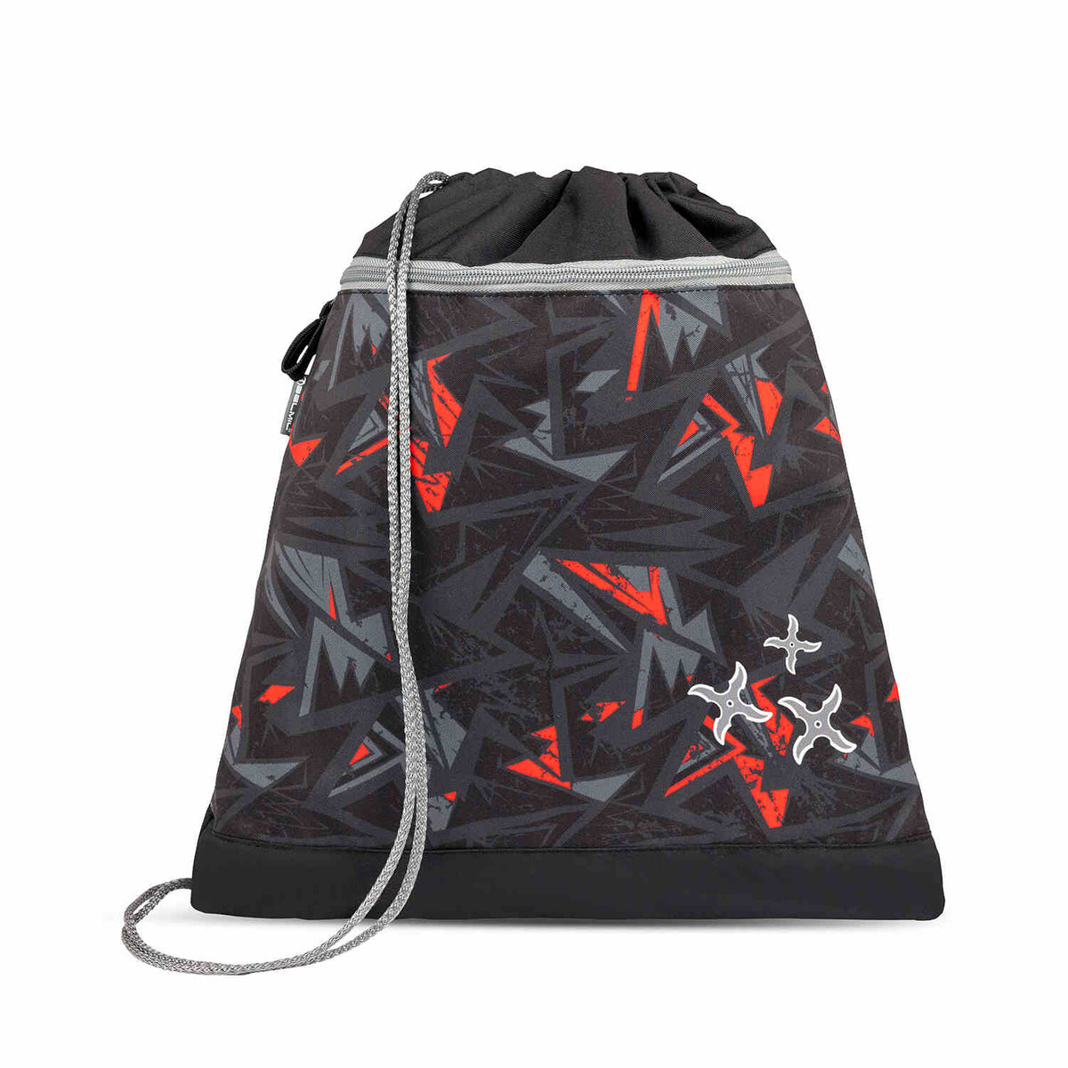 Maxi Ninja Game schoolbag with bright graphics, perfect for young adventurers as part of the Ergonomic School Bag Set for Boys – Belmil Maxi Ninja Game schoolbag set 5 pcs.