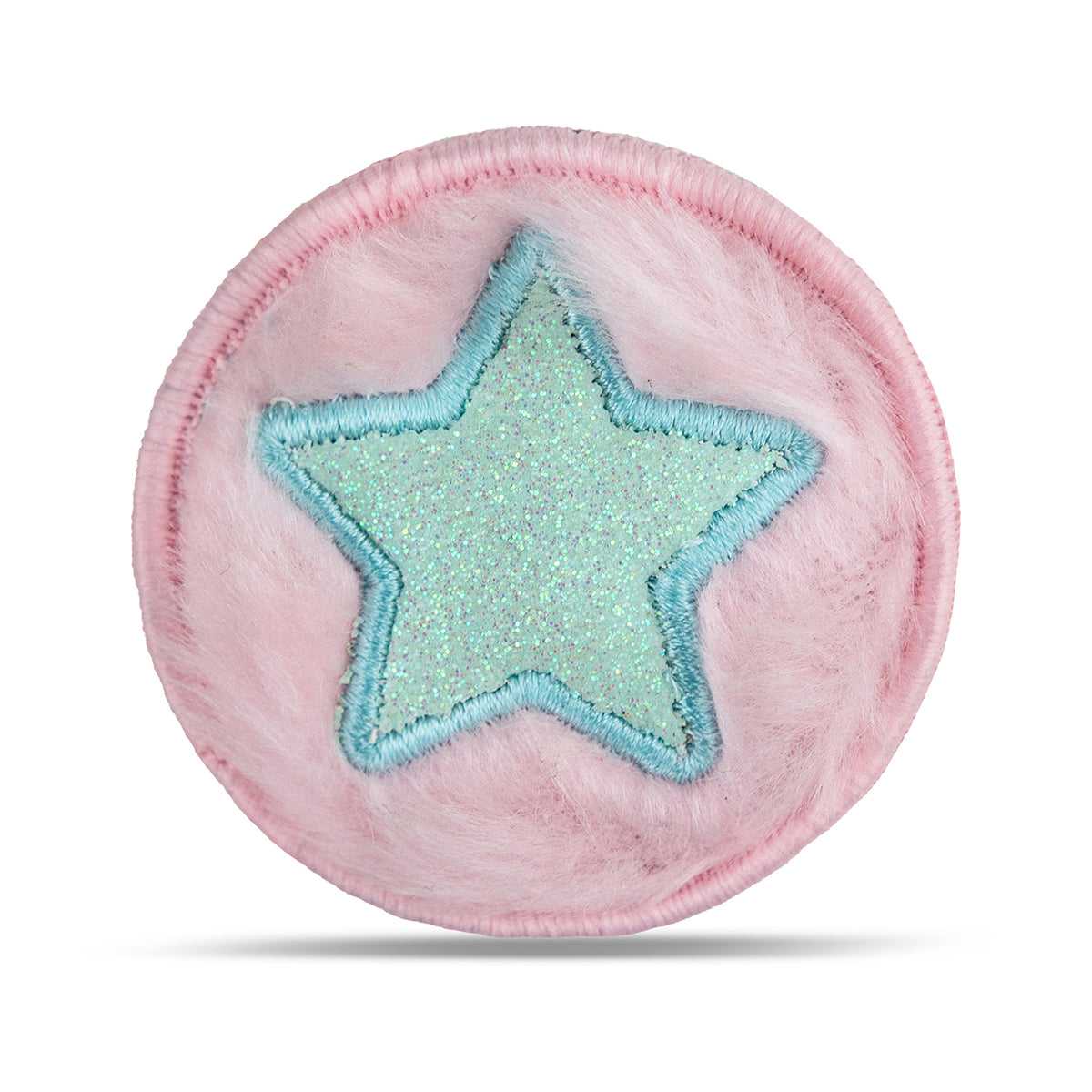 Circle Velvet Turquise Star Patch