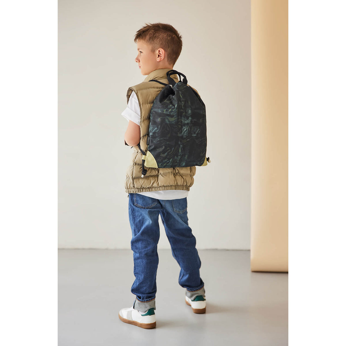 Premium School Gym bag Grey Stone