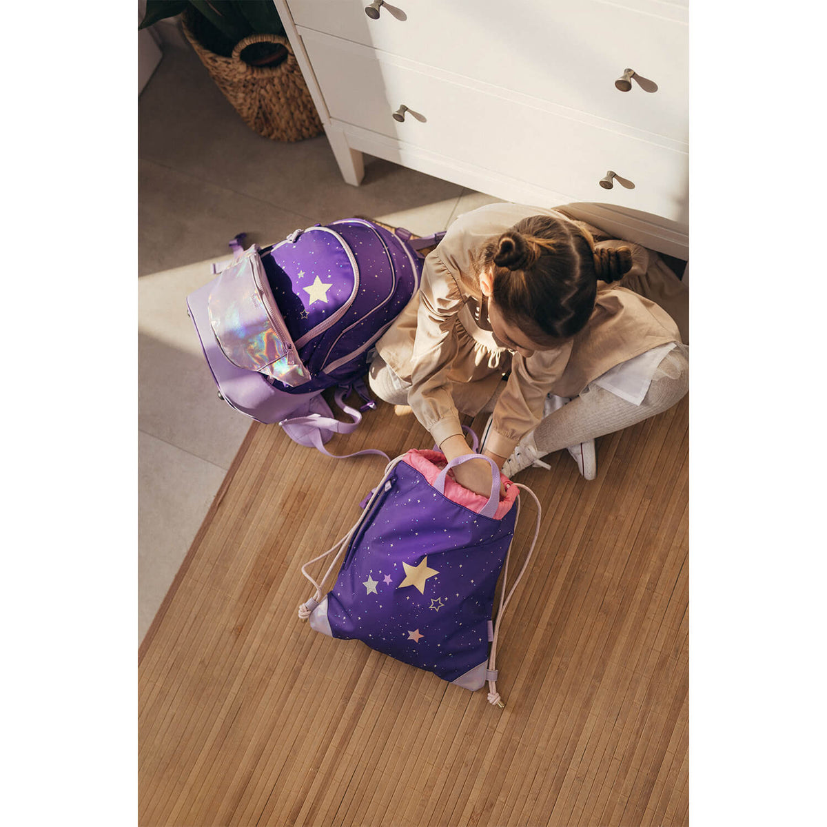 Premium School Gym bag Dahlia