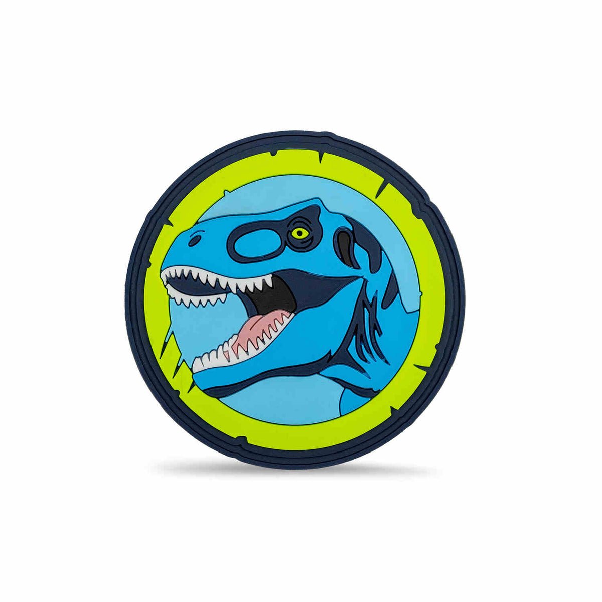 Velcro Rubber Patch Blue T-Rex