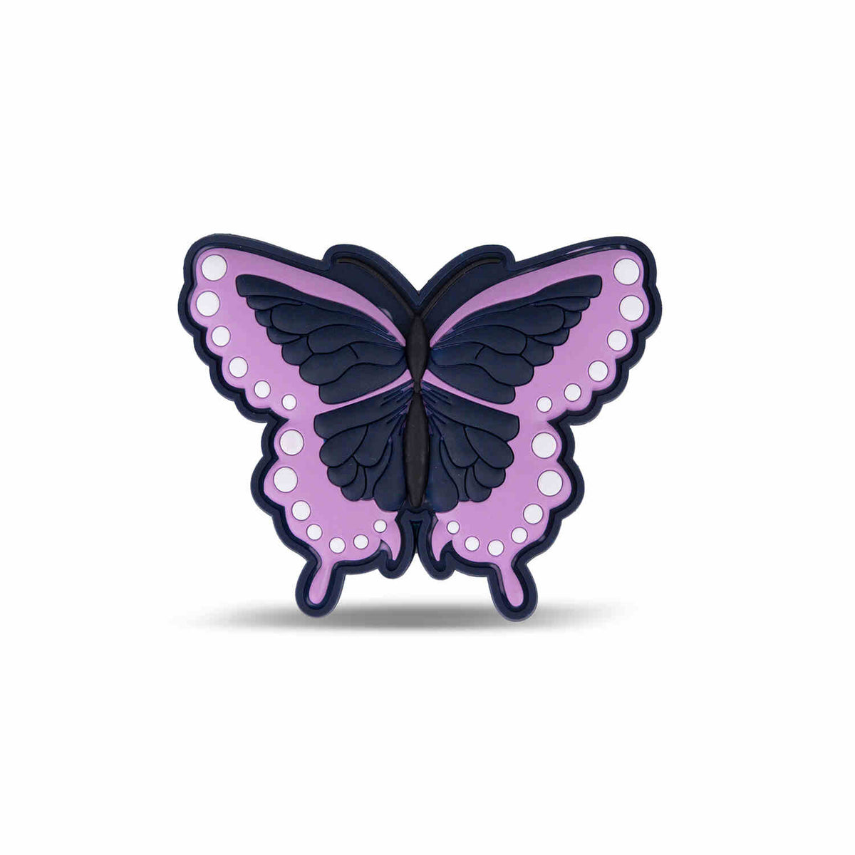 Velcro Rubber Patch Blue Butterfly