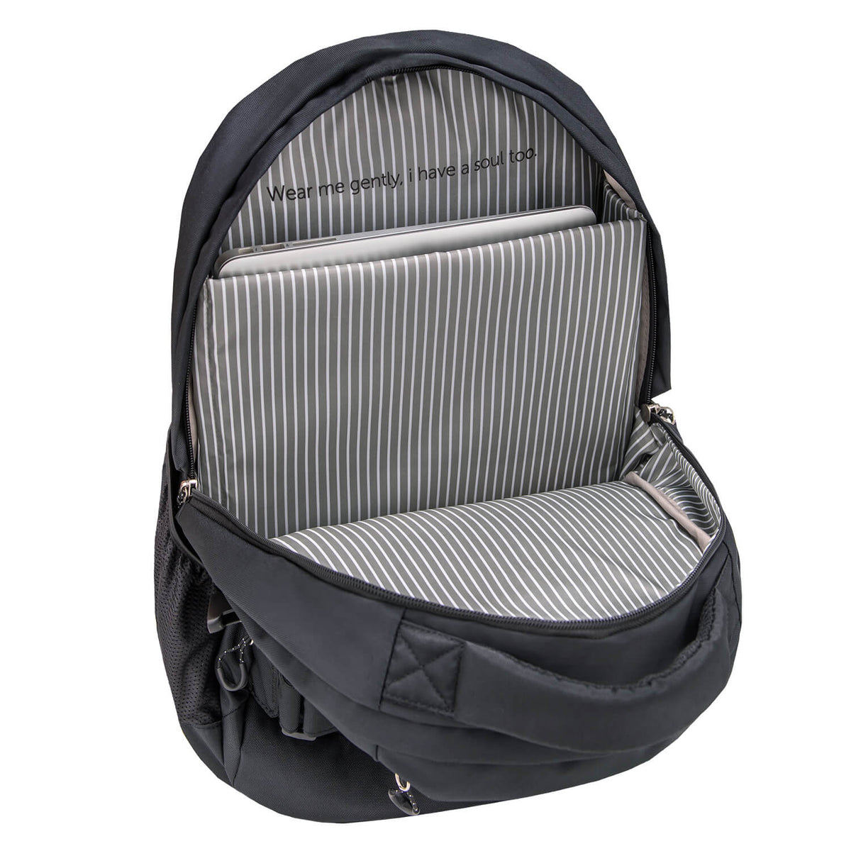 Wave Infinity Black Schulrucksack Set 2 tlg.