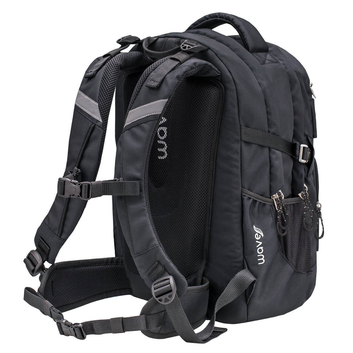 Wave Infinity Black Schulrucksack Set 2 tlg.