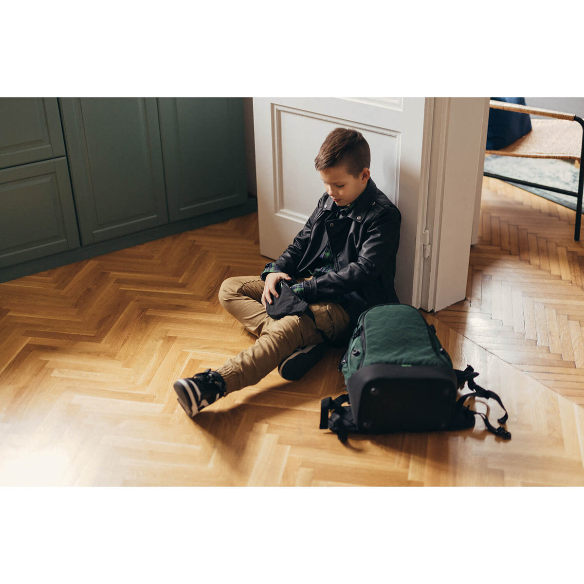 Premium Backpack & Fanny Pack Twist of Lime Schoolbag 2pcs.