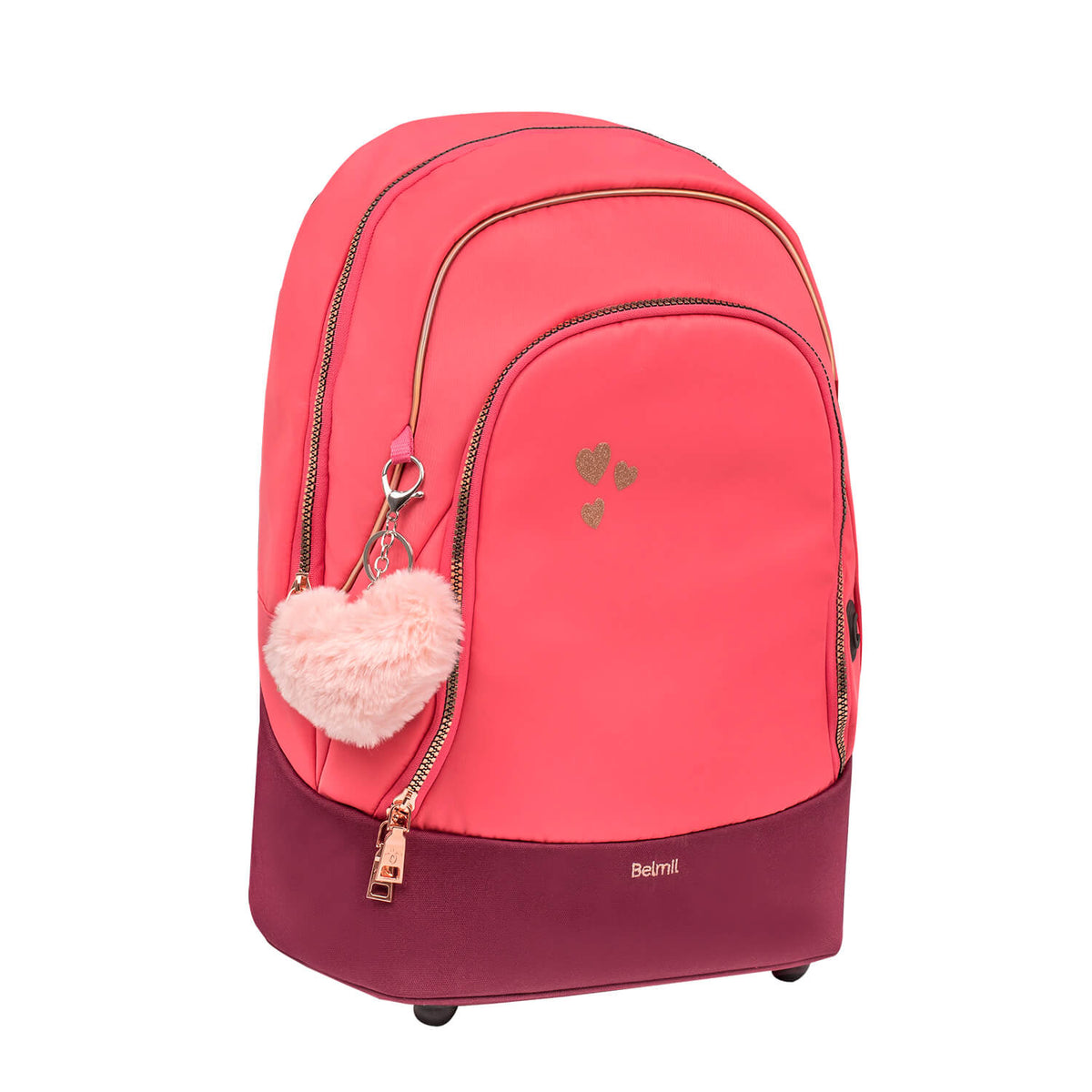 Premium Backpack & Fanny Pack Coral Schulranzen 2tlg.