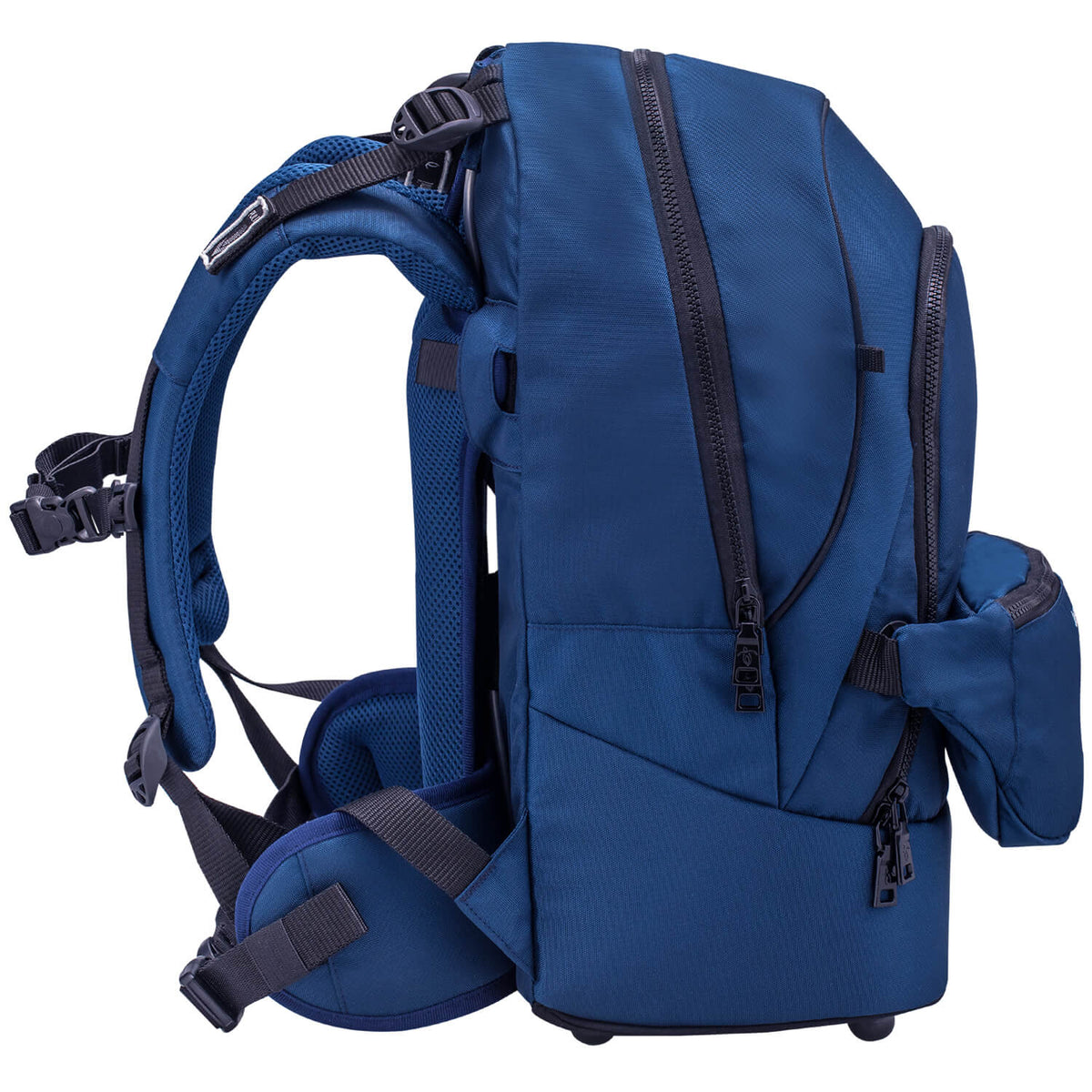 Premium Backpack & Fanny Pack Navy Blue Schulranzen 2tlg.