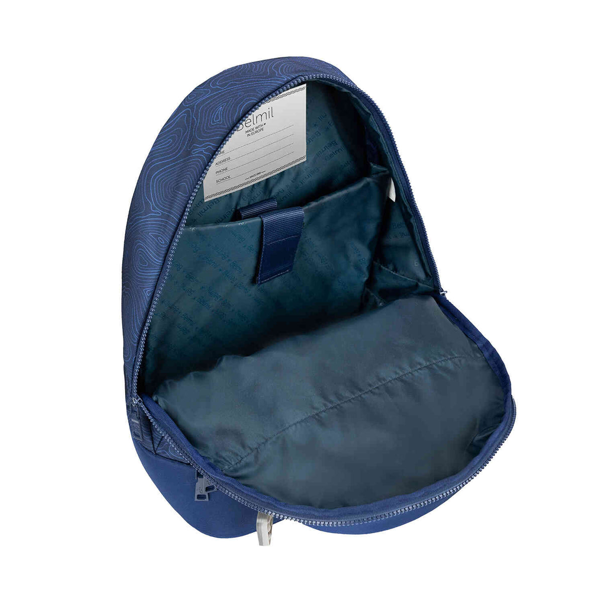 Premium Backpack & Fanny Pack Topographic Schulranzen 2tlg.