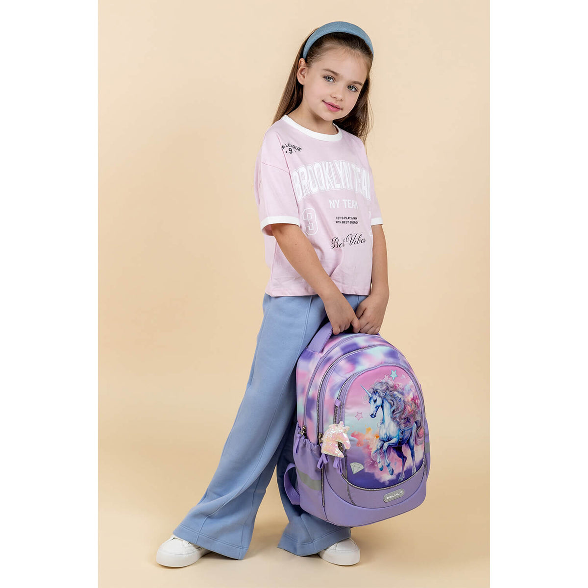 Leisure Plus Bright Rainbow Unicorn backpack