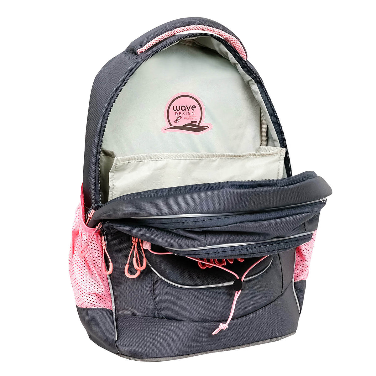 Wave Boost Pinky school backpack