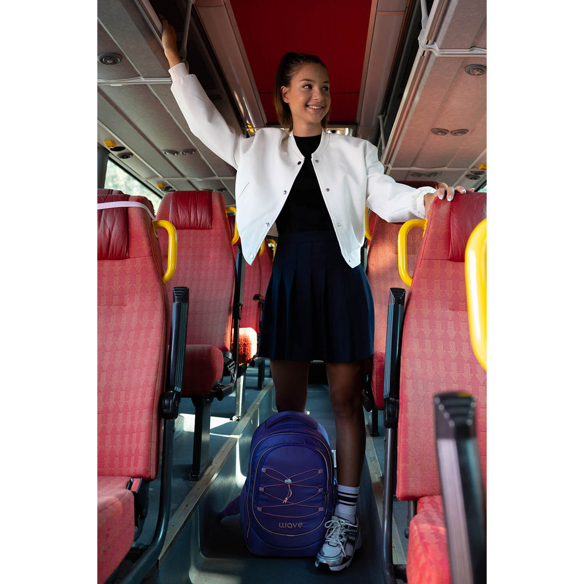 Wave Boost Ultra Vilolet school backpack