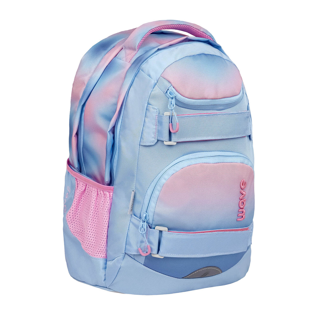 Wave Infinity Move Gradient Lavender school backpack