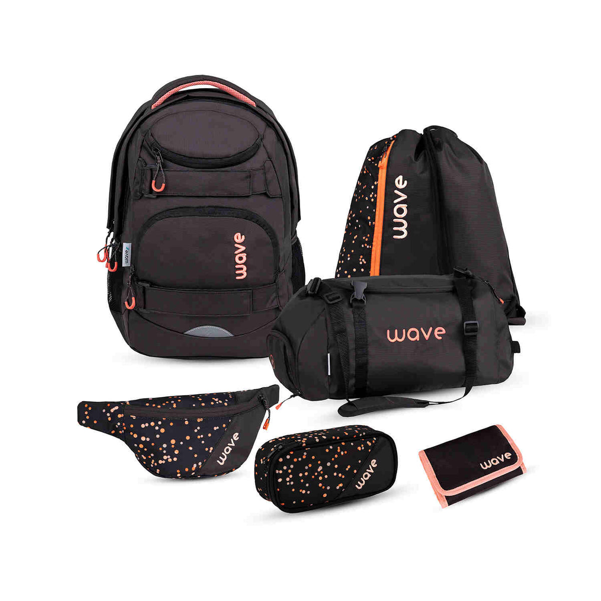 Wave Infinity Move Blooms backpack Set 5 Pcs