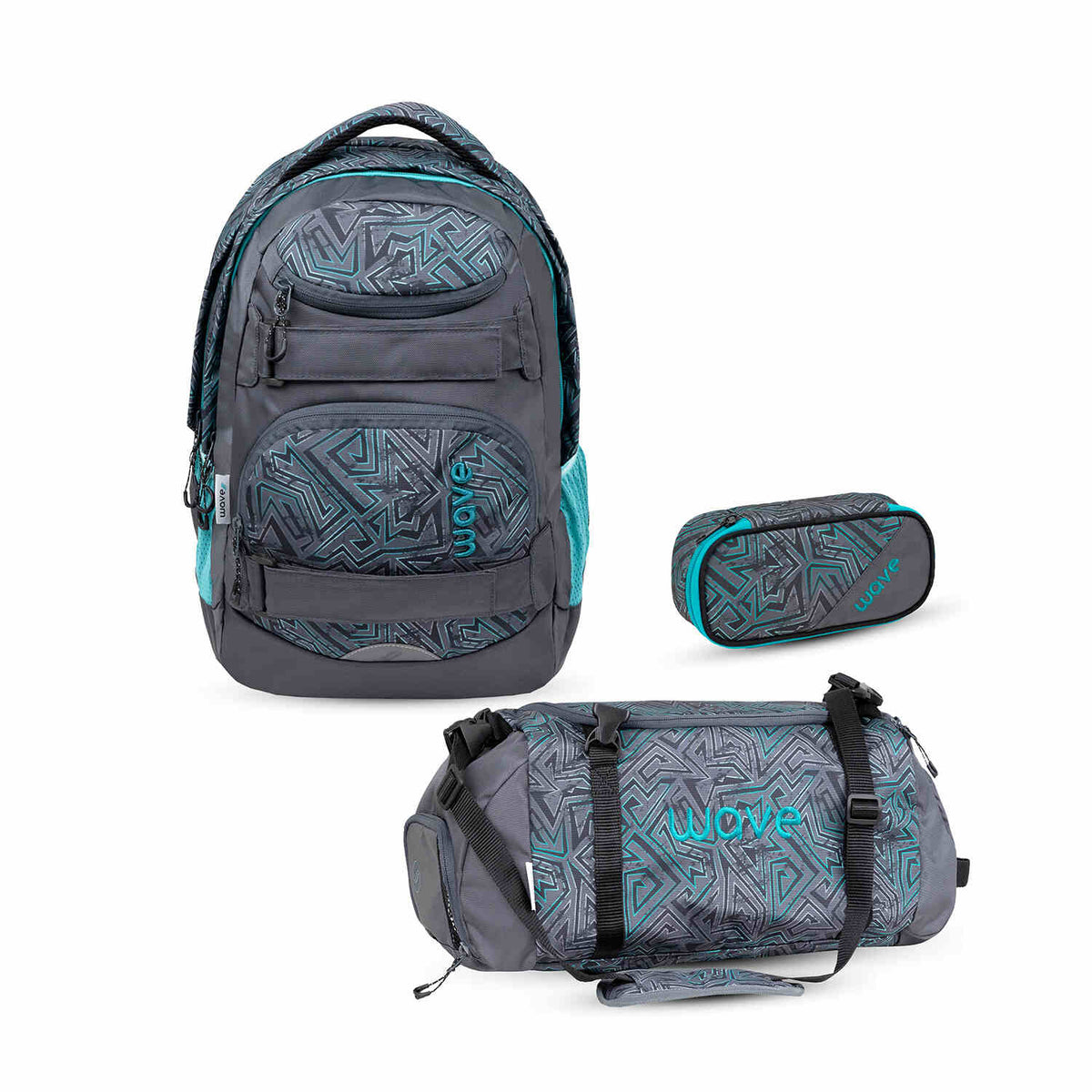 Wave Infinity Move Chaos Lagoon backpack set 3 Pcs