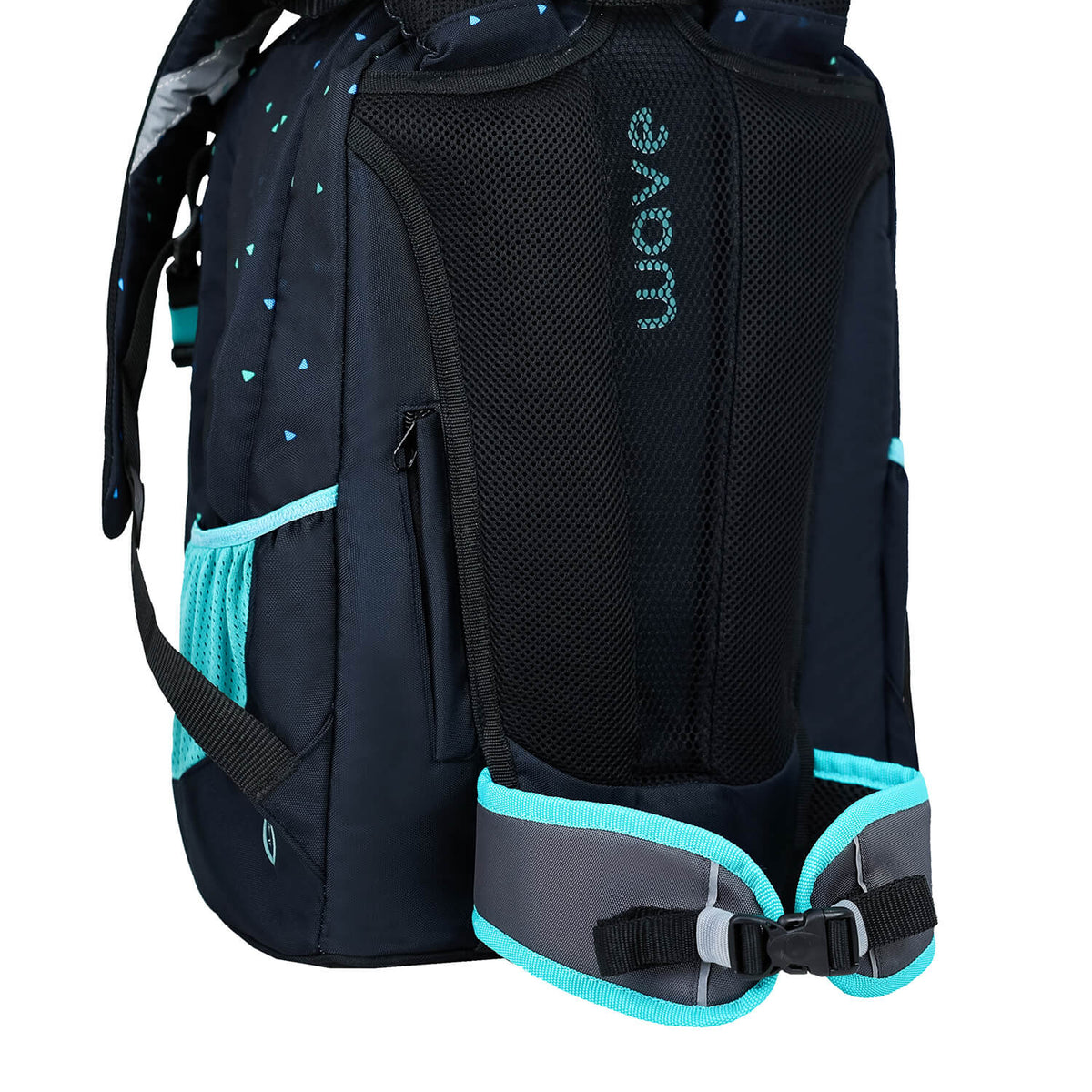 Wave Infinity Move Dots Aurora Schulrucksack