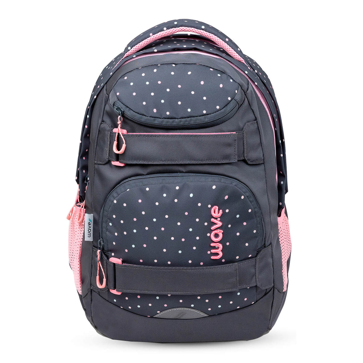 Wave Infinity Move Dots Pinky Schulrucksack