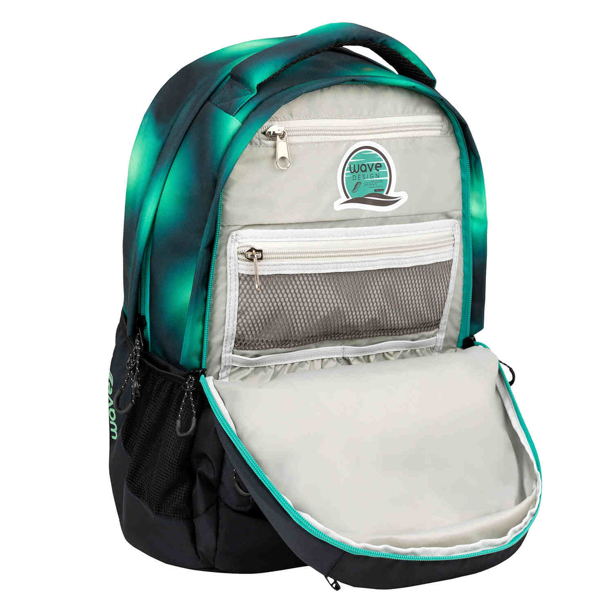 Wave Infinity Move Gradient Aurora backpack set 3 Pcs