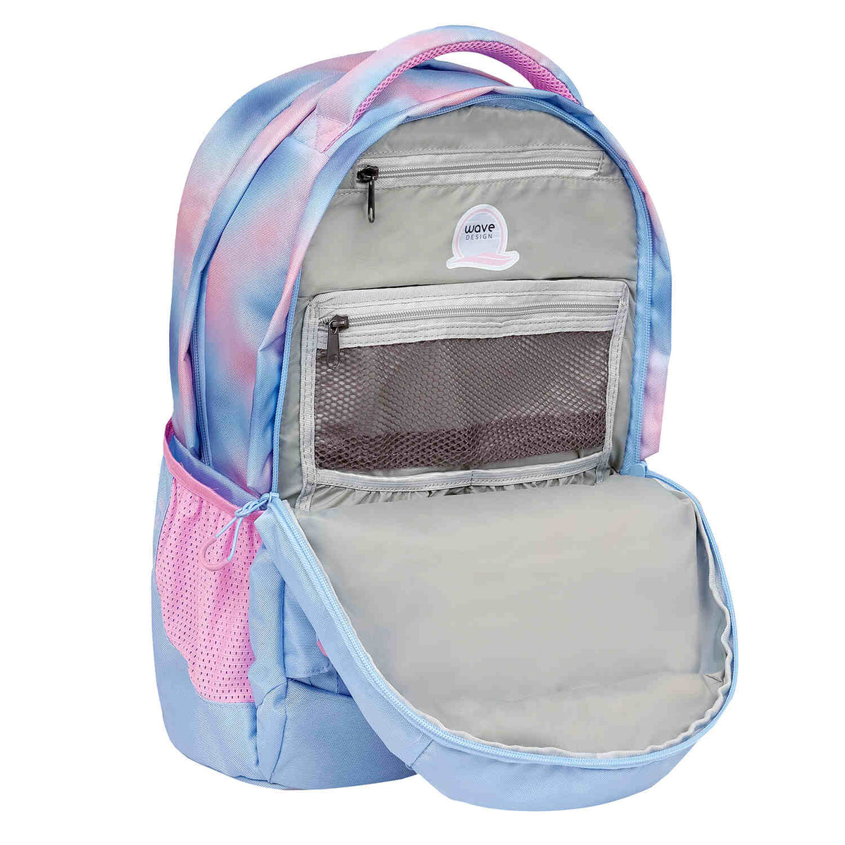 Wave Infinity Move Gradient Lavender backpack set 3 Pcs