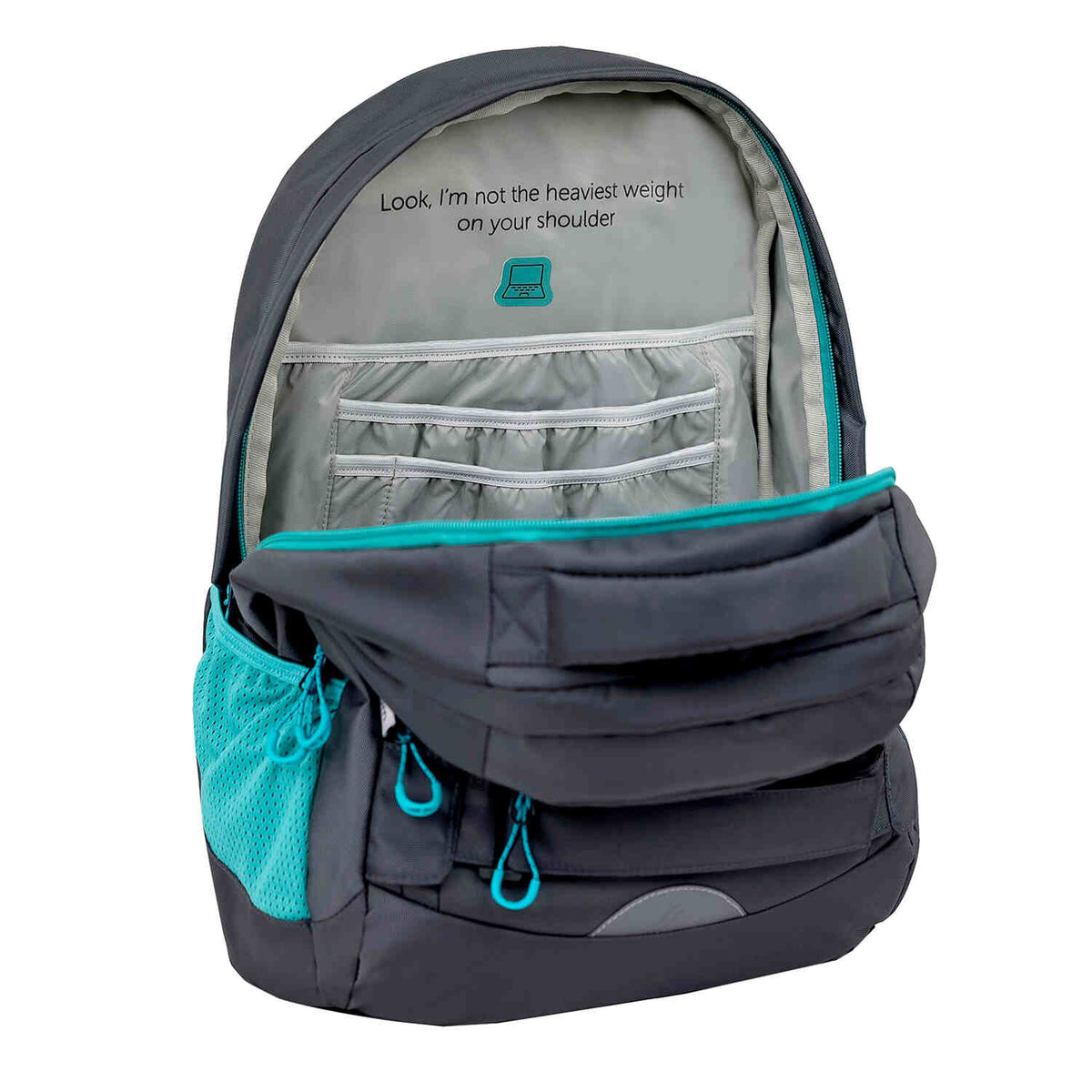 Wave Infinity Move Grey Lagoon backpack set 3 Pcs