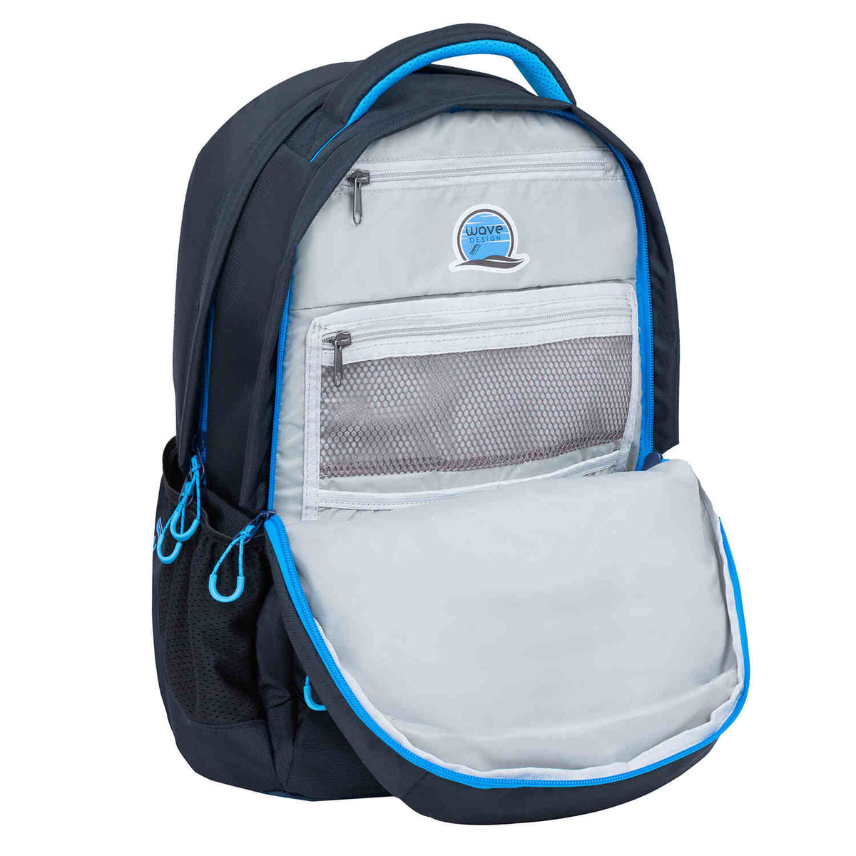 Wave Infinity Move Hazy Blue Schulrucksack Set 3 tlg.
