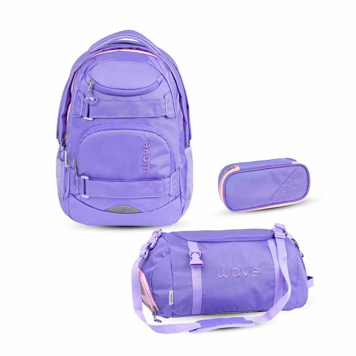 Wave Infinity Move Ultra Violet backpack set 3 Pcs