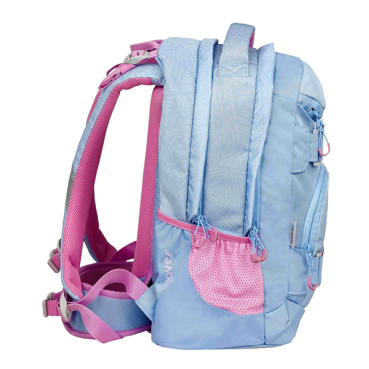Wave Infinity Move Waves Lavender backpack Set 5 Pcs
