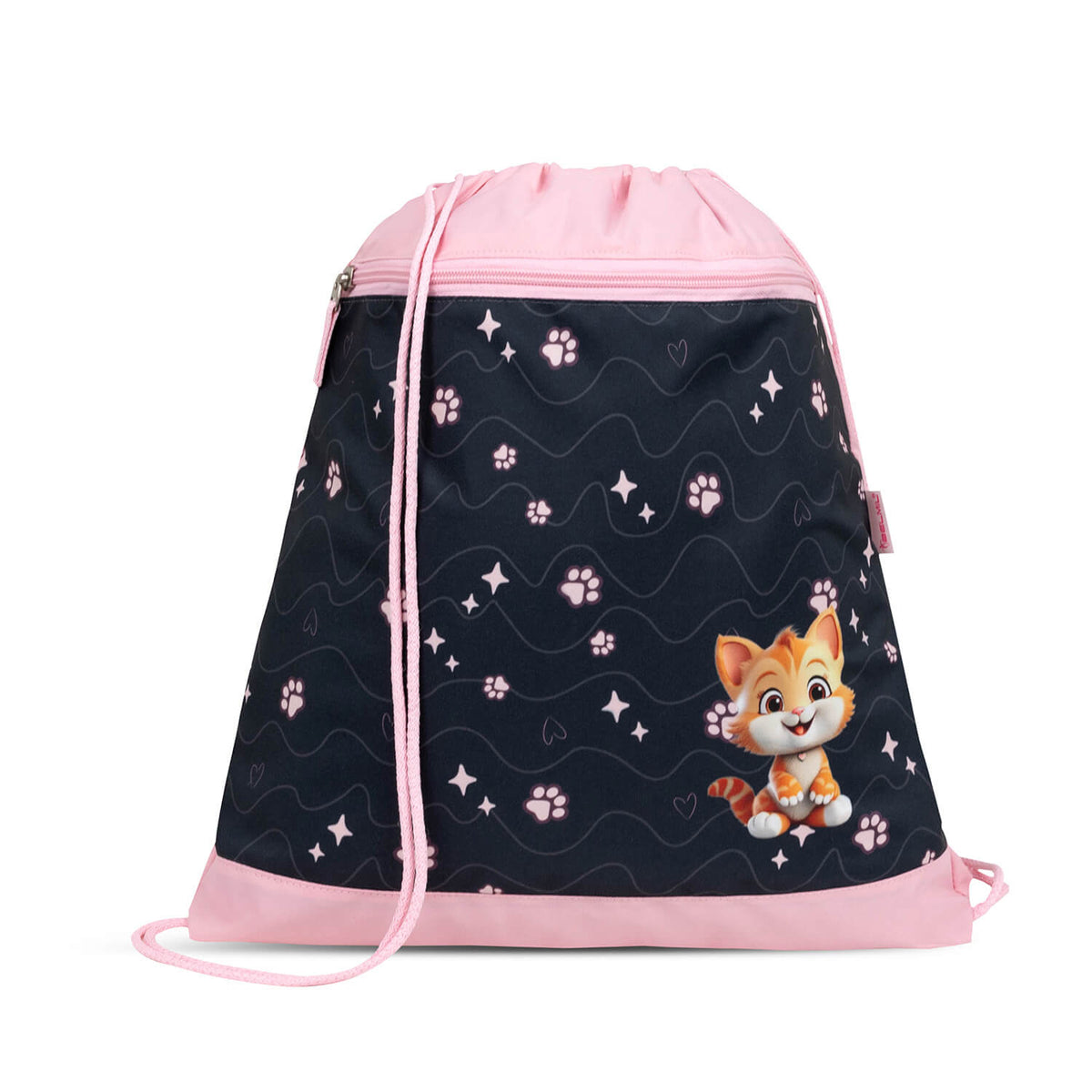 The Classy Cute Kitten schoolbag set 4 pcs by Belmil, showcasing its trendy design and ergonomic features.