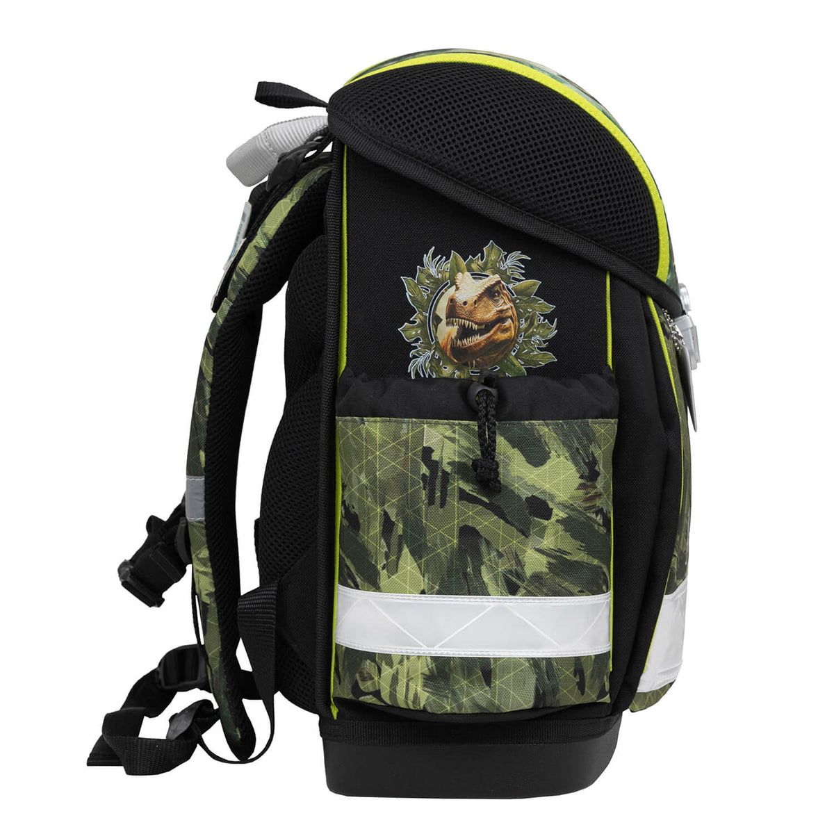 Versatile Ergonomic School Bag Set for Boys– Belmil Classy Lost World (4 pcs) with adjustable and removable straps.