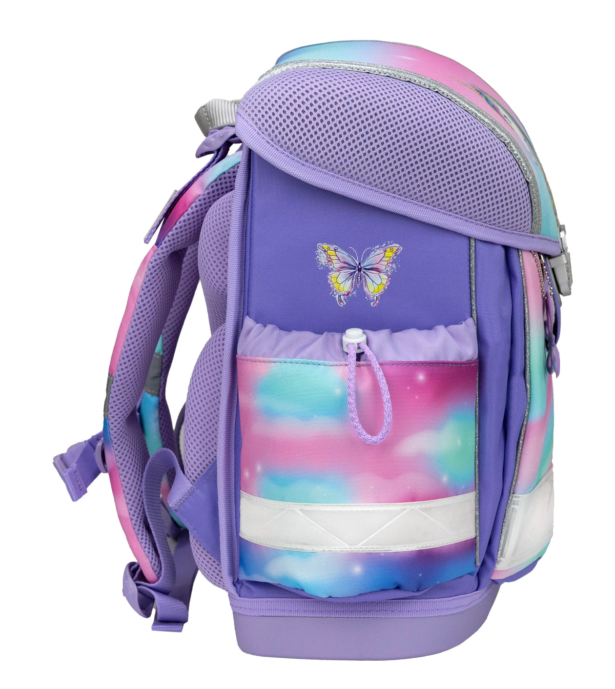 Ergonomic School Bag Set for Girls – Belmil Classy Heart of the Rainbow (4 pcs)