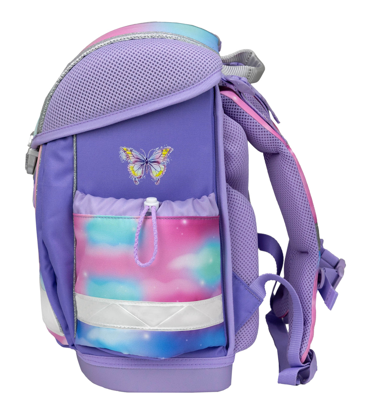 Ergonomic School Bag Set for Girls – Belmil Classy Heart of the Rainbow (4 pcs)