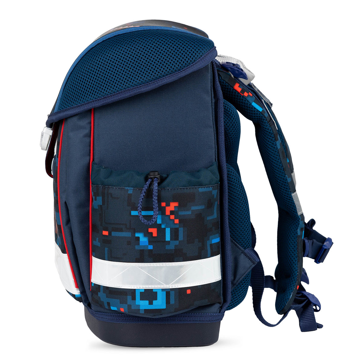 Fun dinosaur raincoat that is part of the Belmil Classy Ergonomic School Bag Set for Boys “PixelTrak” Design + Dinosaur Raincoat – 5-Piece Back-to-School Bundle.