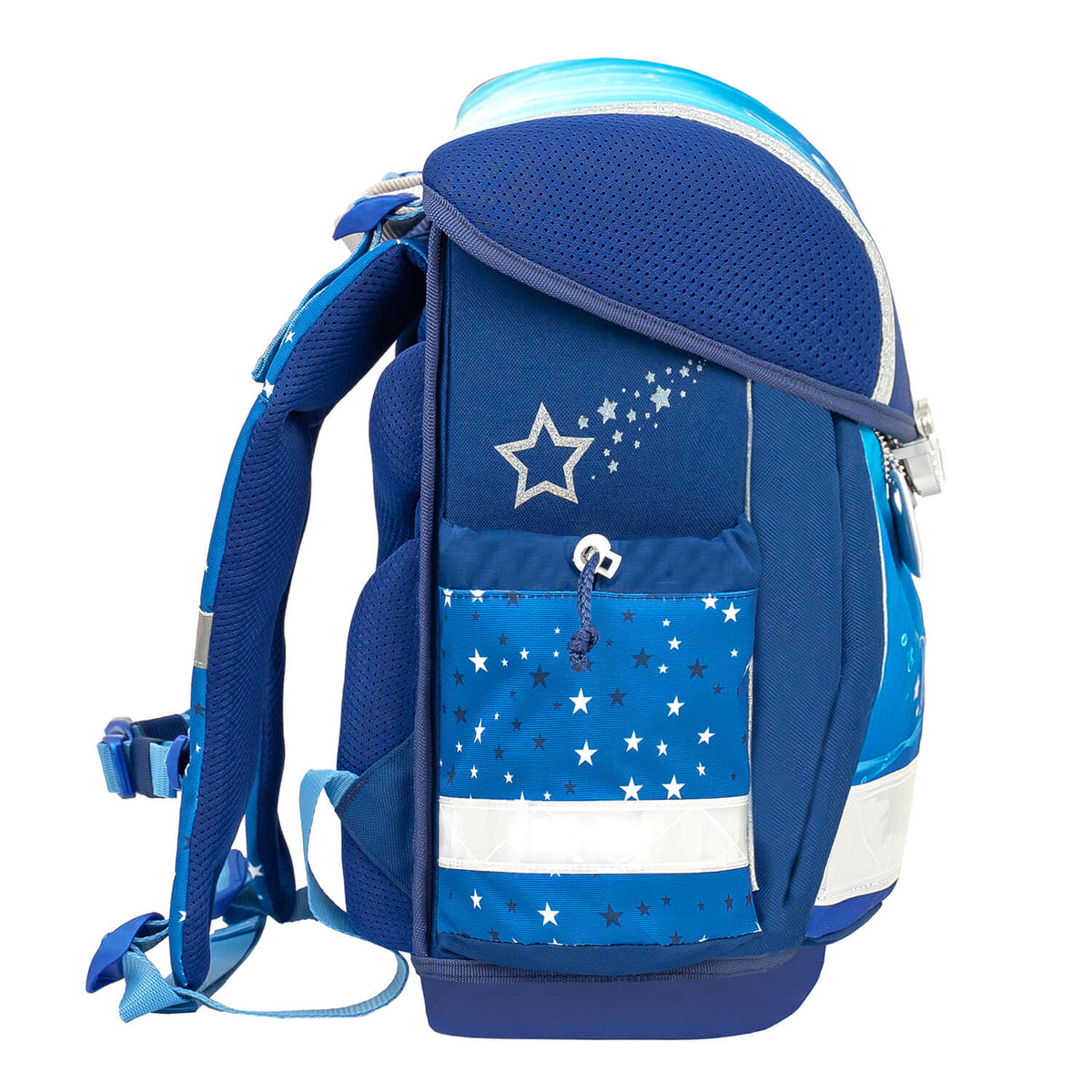 Fun and functional Belmil Classy Dolphins schoolbag set 4 pcs, ergonomically designed for comfort, perfect for school.