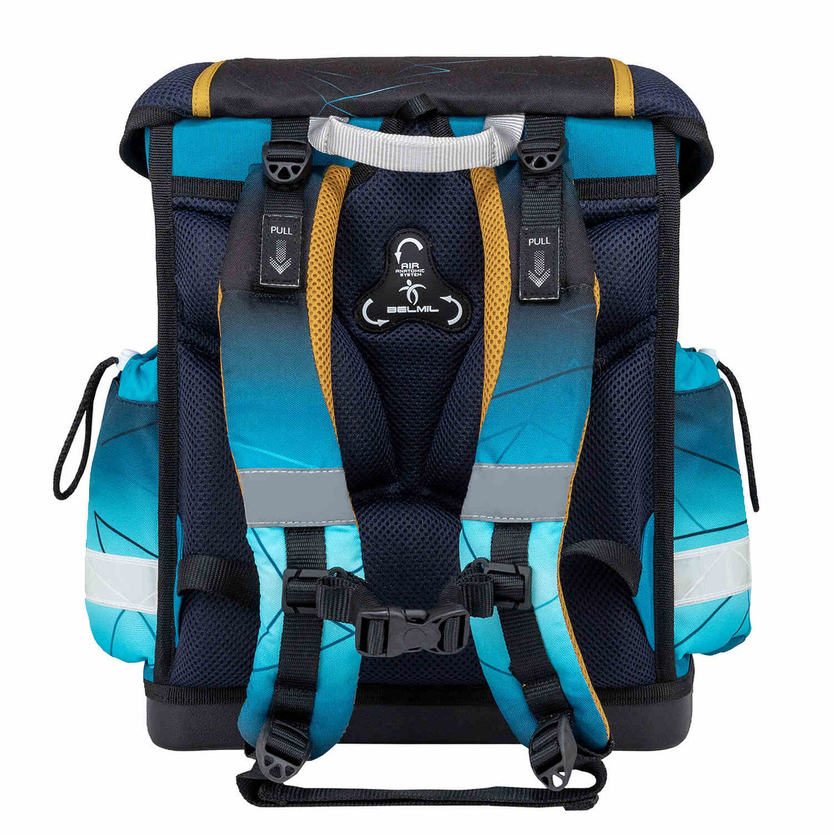 Rain cover included in The Ergonomic School Bag Set for Boys – Belmil Classy Fire Football (5 pcs), ideal for all weather protection.