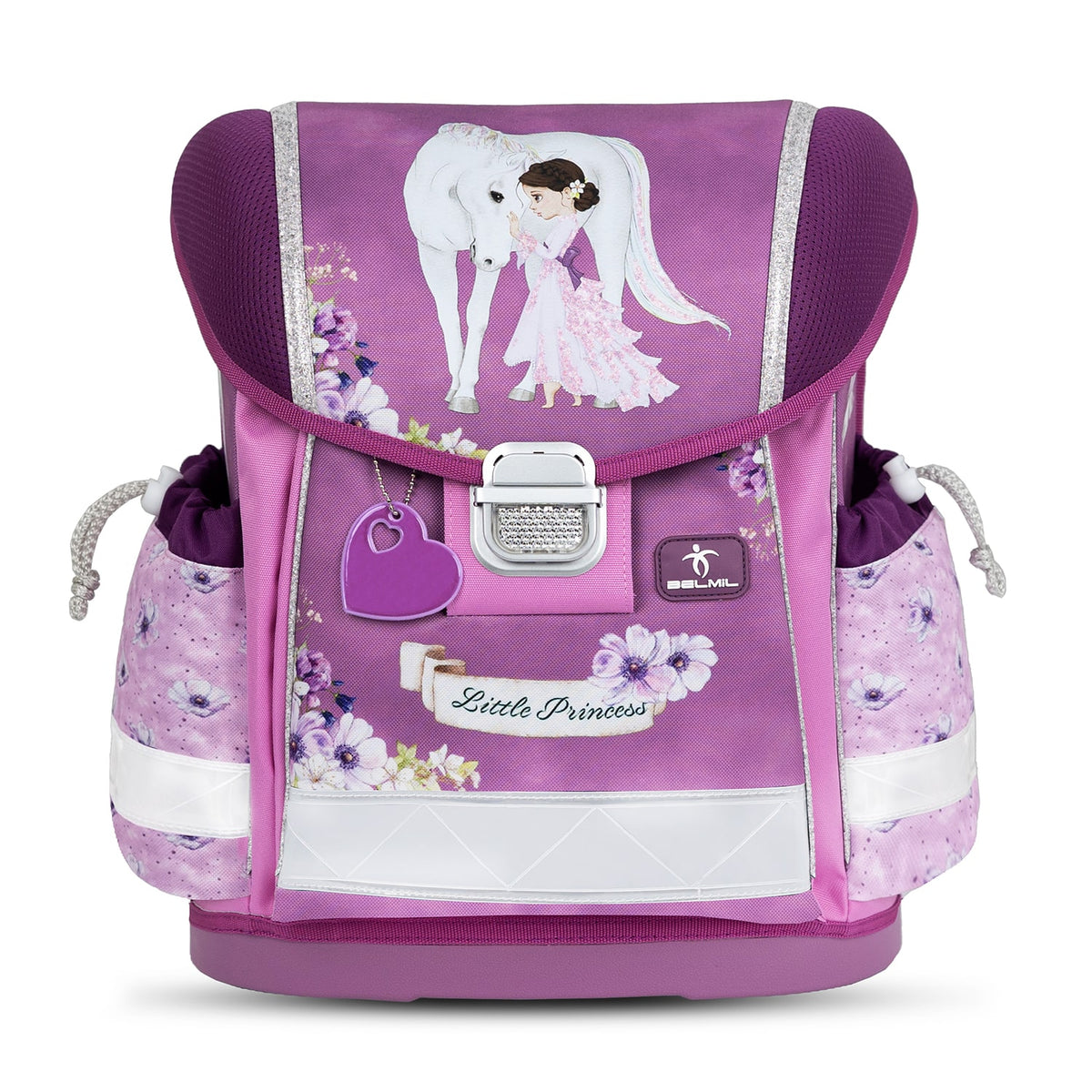 Ergonomic School Bag – Belmil Classy Little Princess Purple