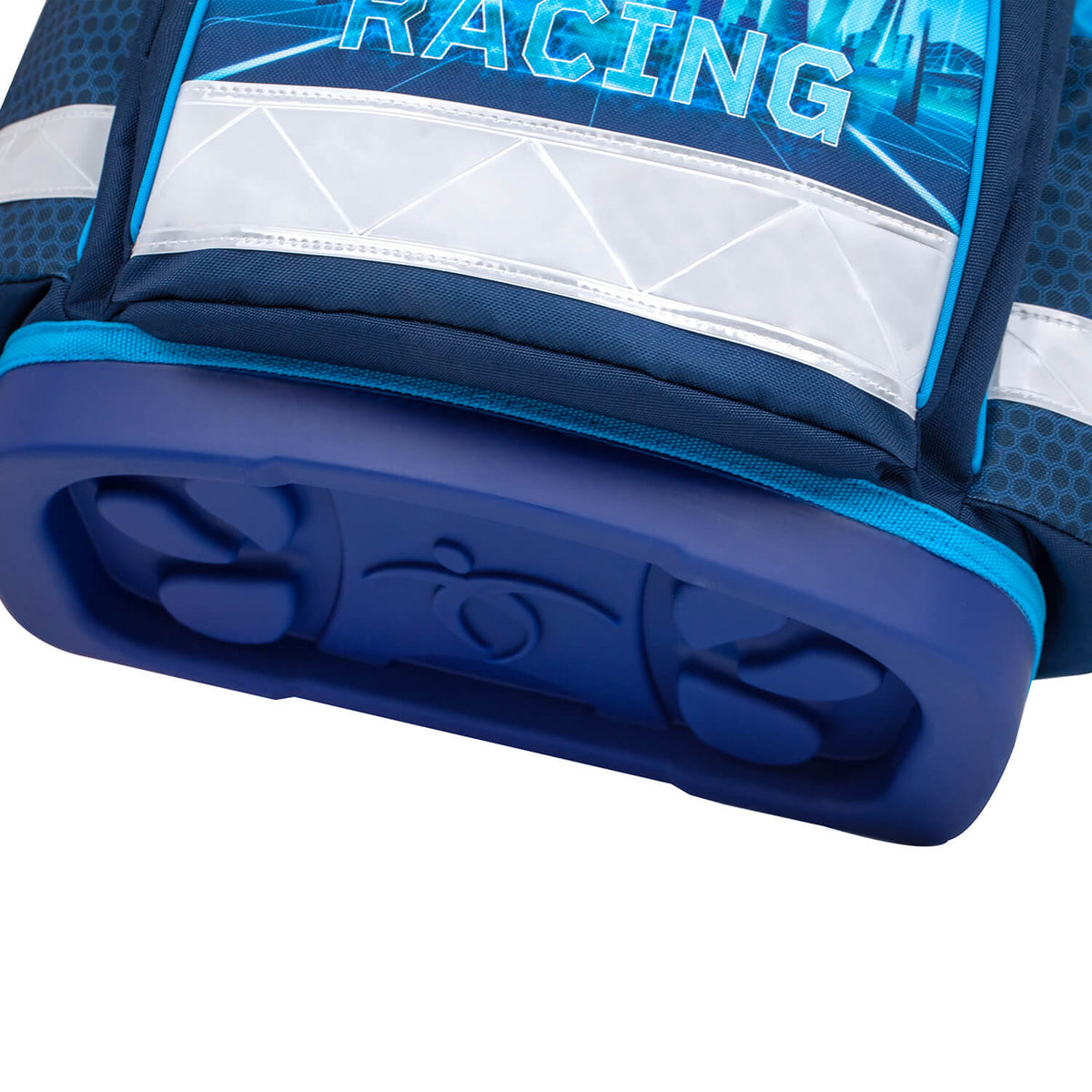 Ergonomic features of the Ergonomic School Bag Set for Boys– Belmil Classy Racing Blue Neon (4 pcs) promoting healthy posture.