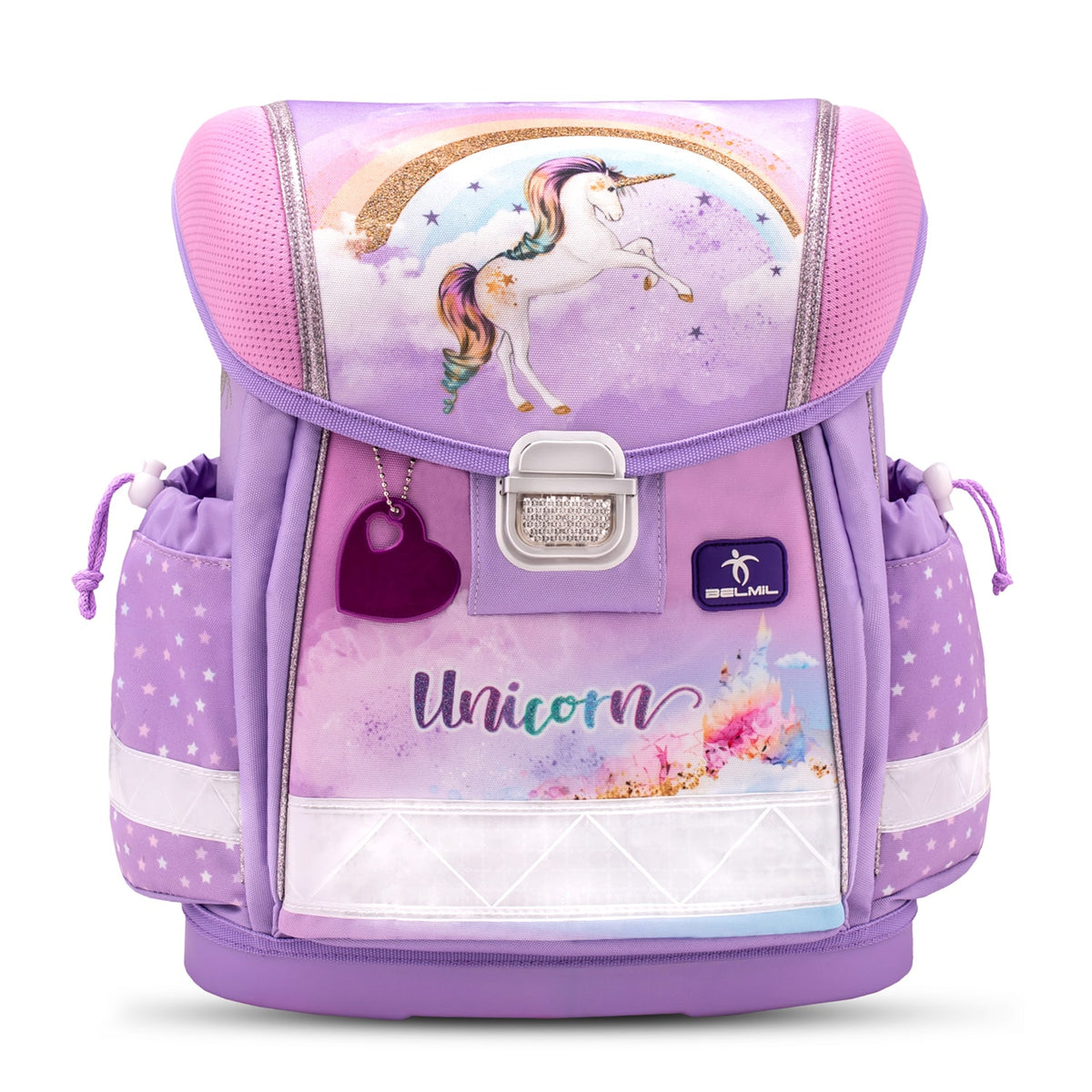 Ergonomic School Bag – Belmil Classy Rainbow Unicorn