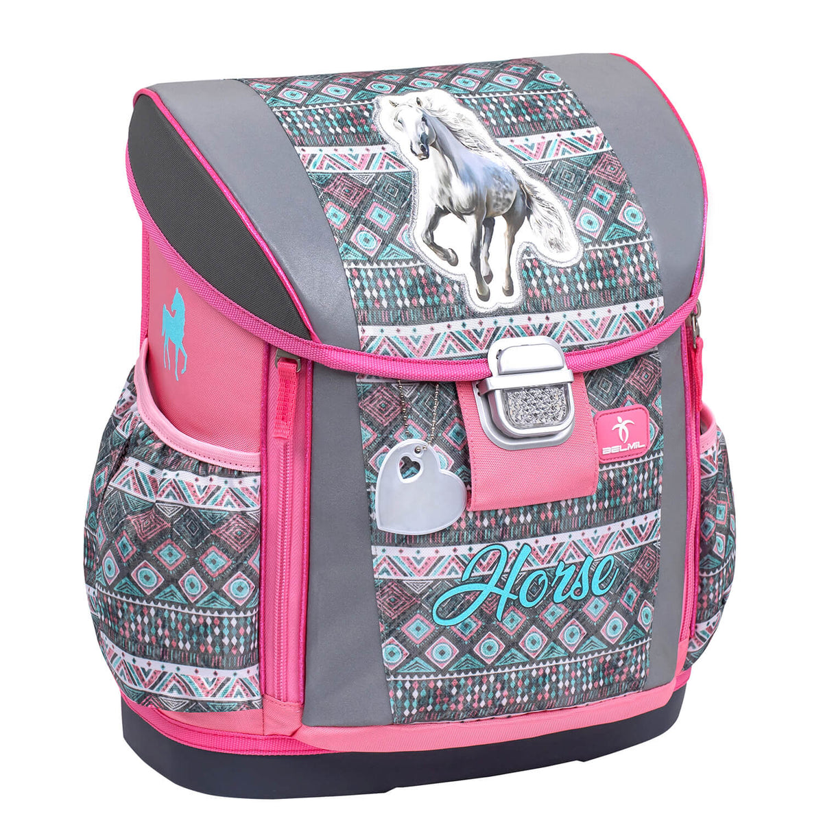 Customize Me Horse Aruba Blue schoolbag set 4 pcs