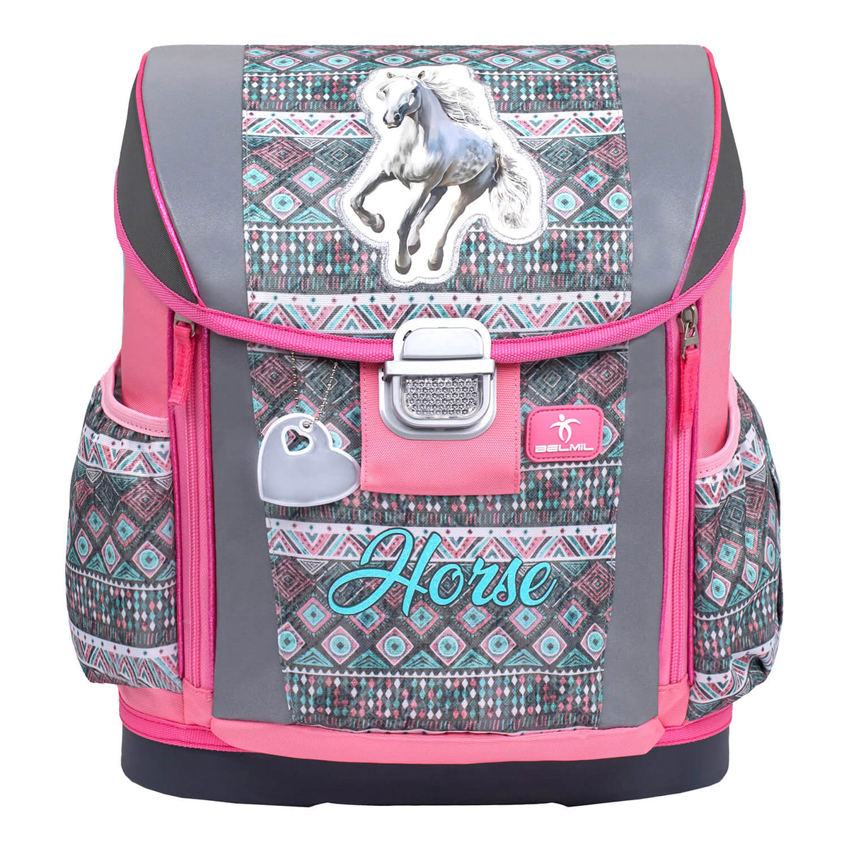 Customize Me Horse Aruba Blue schoolbag set 4 pcs