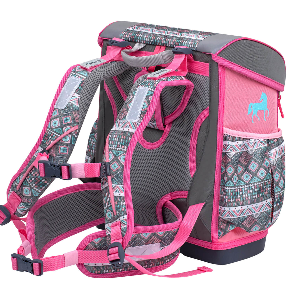 Customize Me Horse Aruba Blue schoolbag set 4 pcs